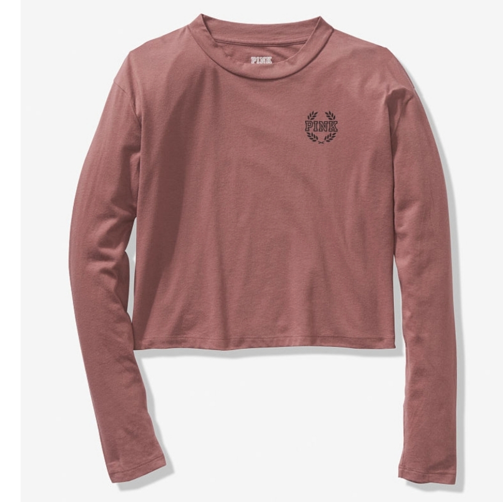 PINK VICTORIA'S SECRET CROP TOP SIZE L - Picture 2 of 4